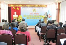 Phối hợp đồng bộ trong hoạt động Công đoàn Toàn cảnh Hội nghị.