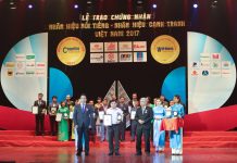 Hancorp được bình chọn Top 10 nhãn hiệu nổi tiếng nhất Việt Nam Ông Đào Xuân Hồng – Phó Tổng giám đốc đại diện Hancorp nhận chứng nhận "Top 10 Nhãn hiệu nổi tiếng nhất Việt Nam 2017"