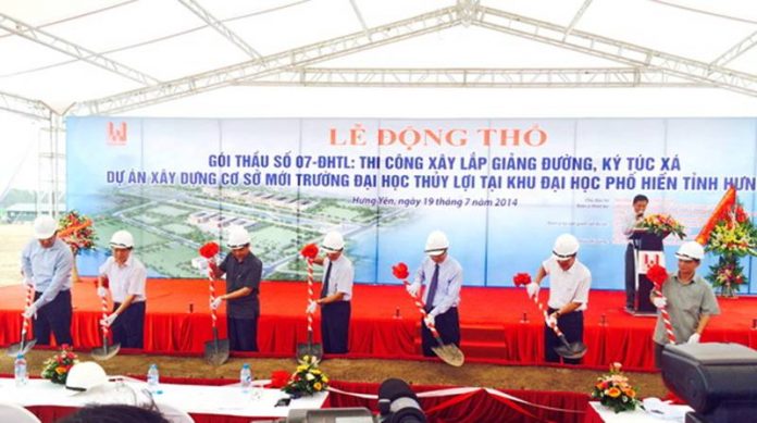 Hình ảnh buổi lễ động thổ