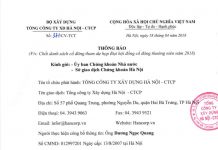 Công bố thông tin ngày chốt danh sách cổ đông tham dự đại hội đồng cổ đông thương niên năm 2018