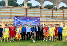 Cục Quản lý nhà và thị trường BĐS giao hữu bóng đá với Tổng Công ty Xây dựng Hà Nội – CTCP